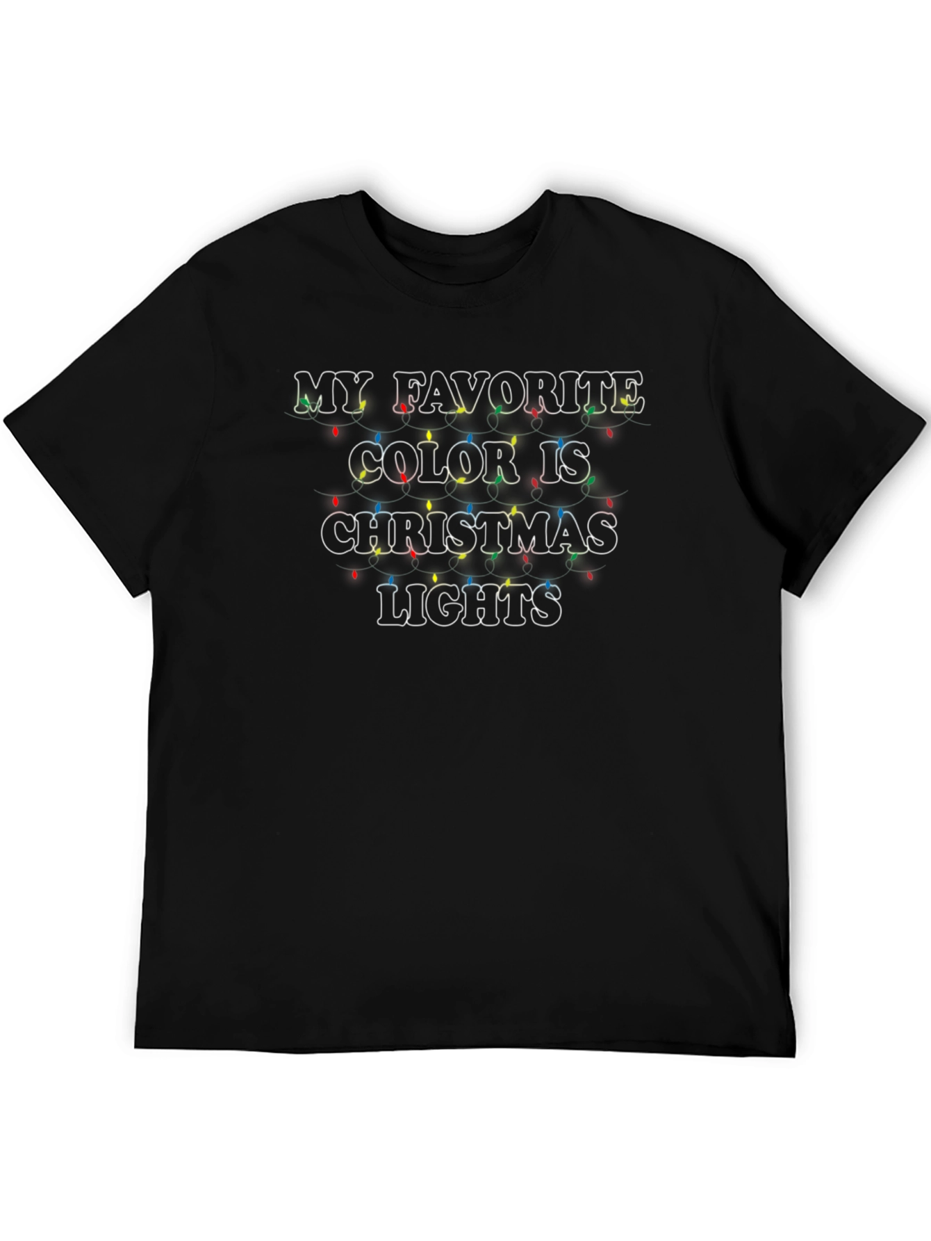 Christmas Lights T-Shirt - Holiday Season Apparel
