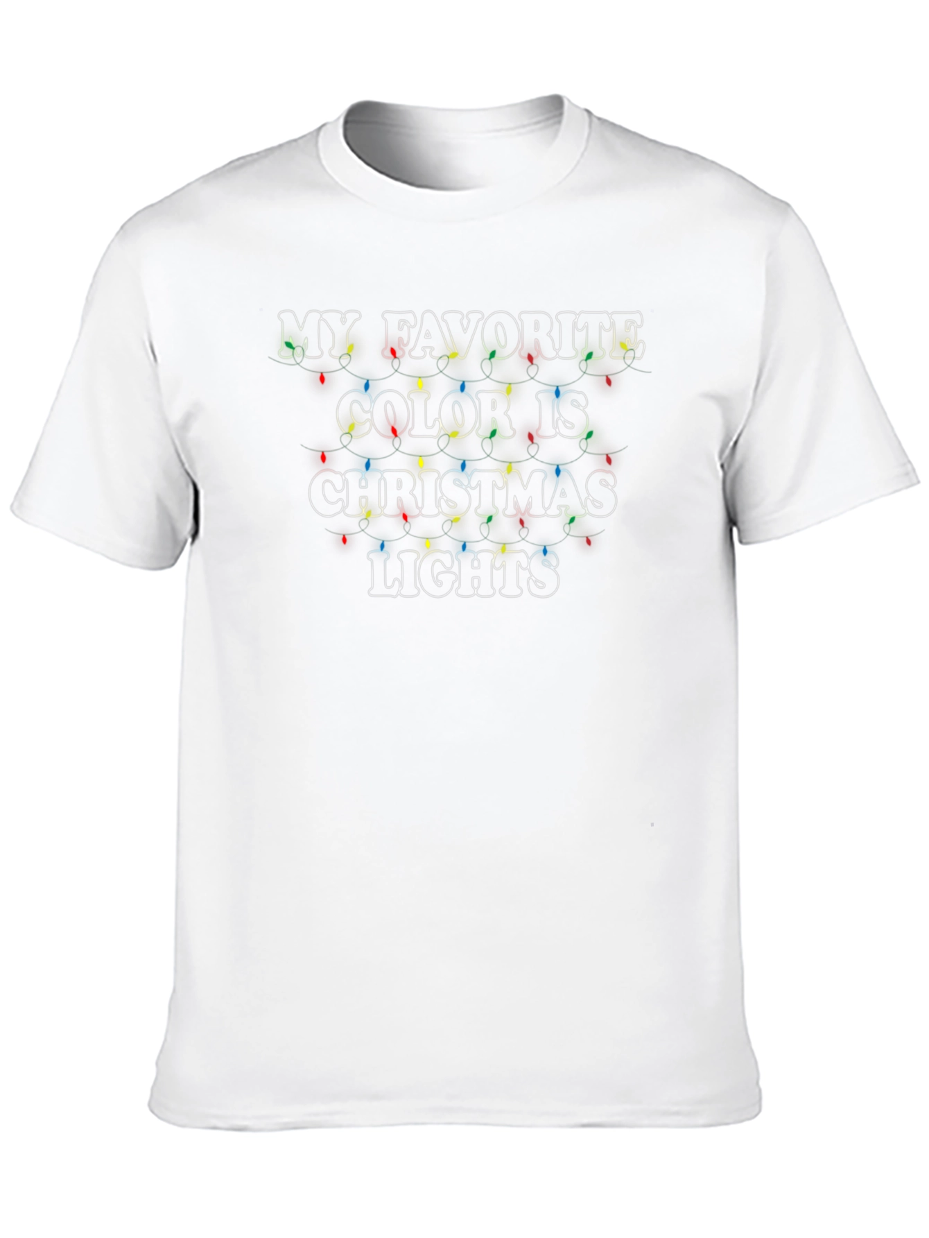 Christmas Lights T-Shirt - Holiday Season Apparel
