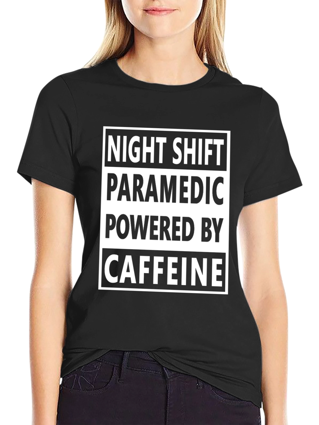 Night Shift Paramedic Caffeine T-Shirt