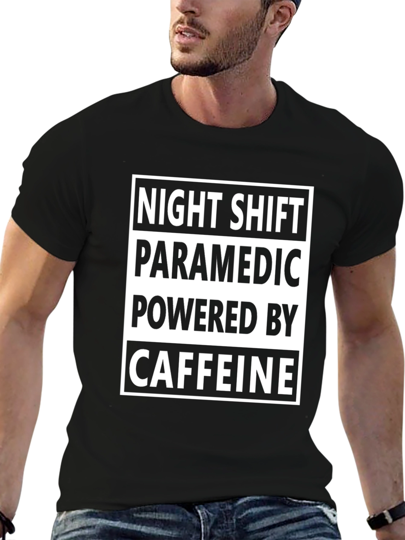 Night Shift Paramedic Caffeine T-Shirt