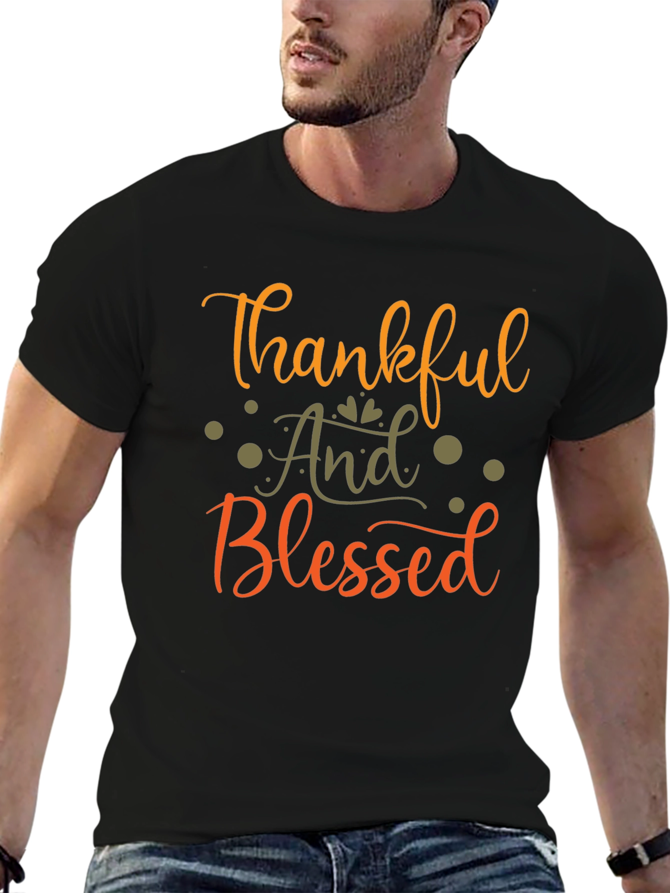 Thankful and Blessed Graphic Tee