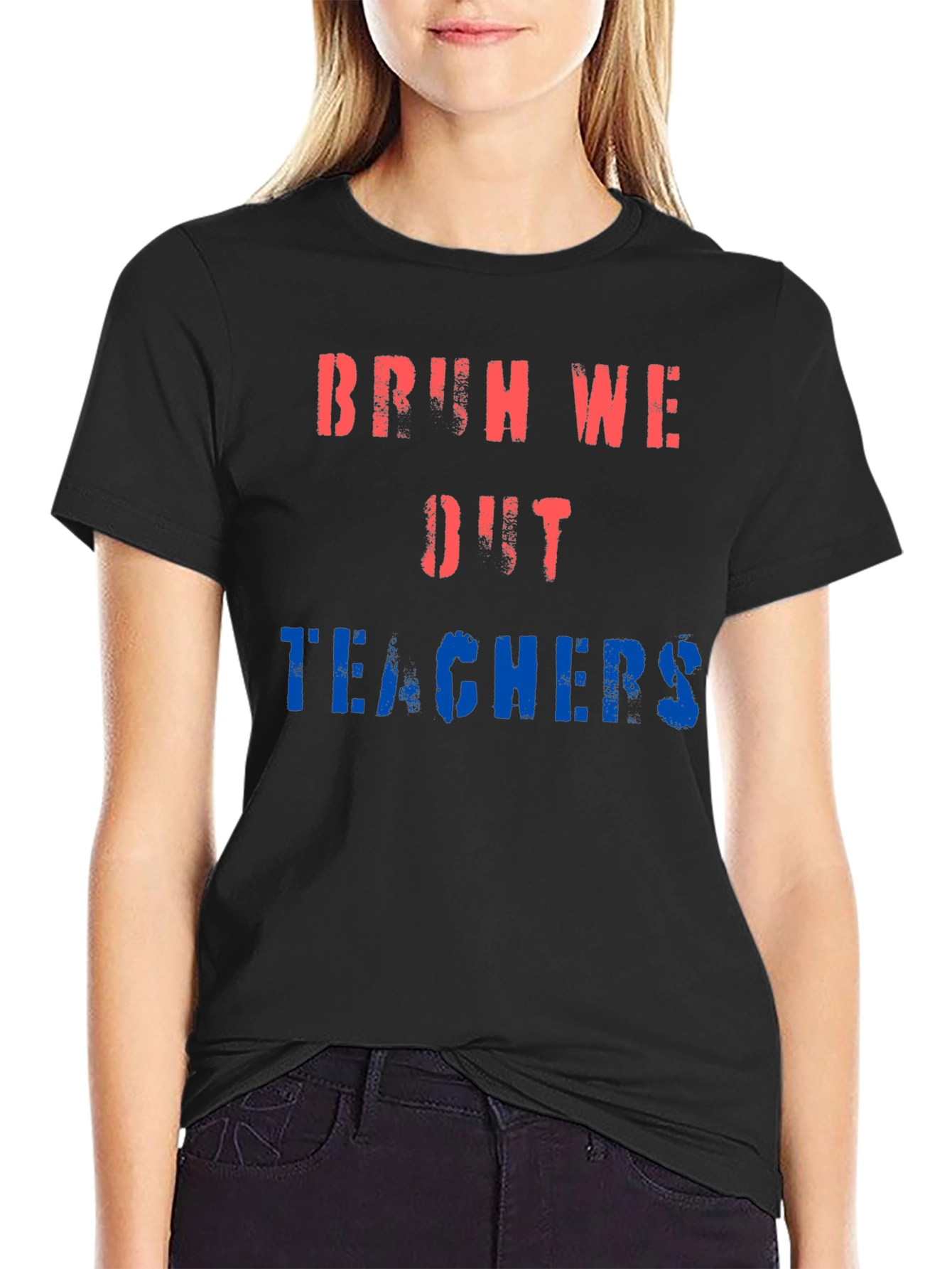 Bruh We Out Teachers Graphic T-Shirt