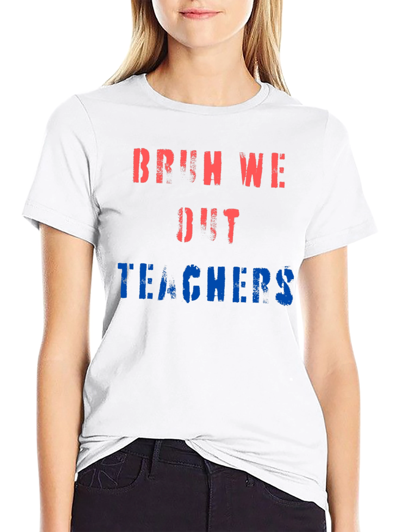 Bruh We Out Teachers Graphic T-Shirt