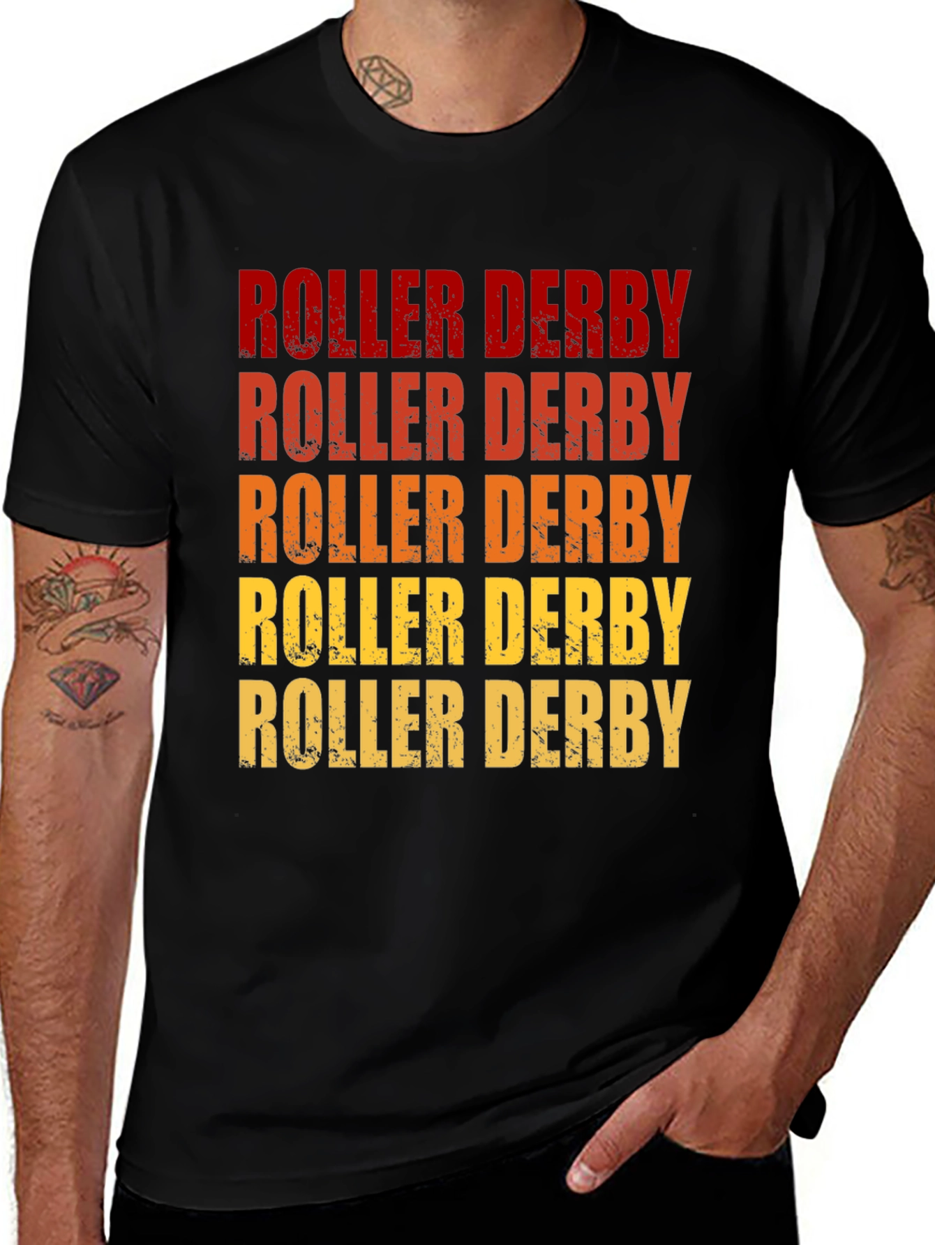 Roller Derby T-Shirt - Retro Style Graphic Tee