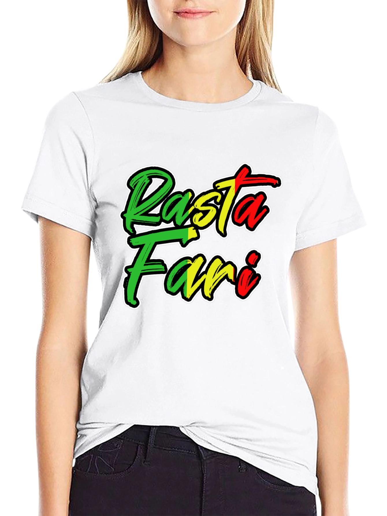 Rasta Fari Black Graphic Tee - Reggae Style