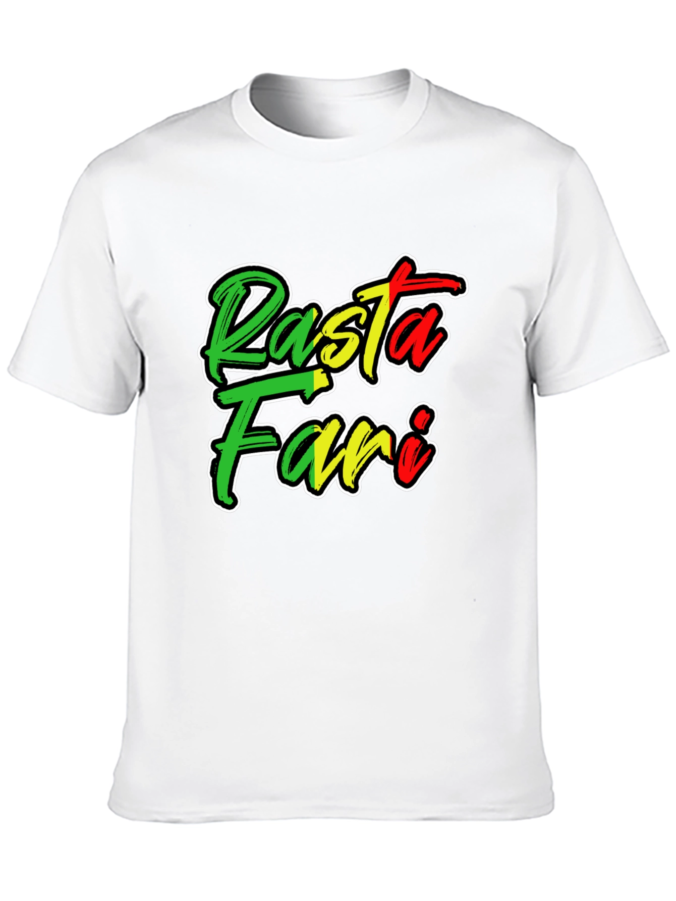 Rasta Fari Black Graphic Tee - Reggae Style