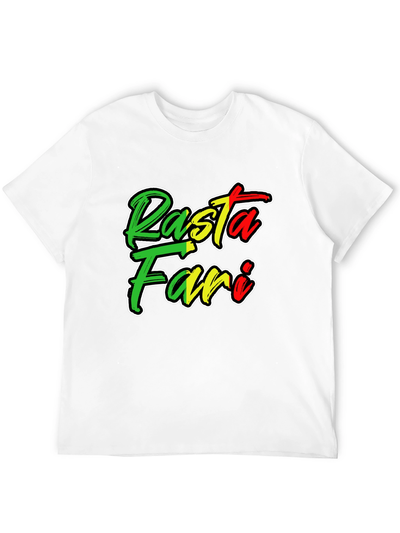 Rasta Fari Black Graphic Tee - Reggae Style