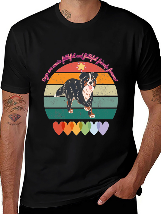 Faithful Dog T-Shirt: Mans Best Friend Forever