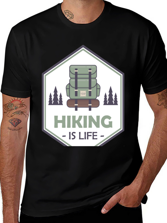 Hiking is Life Black T-Shirt