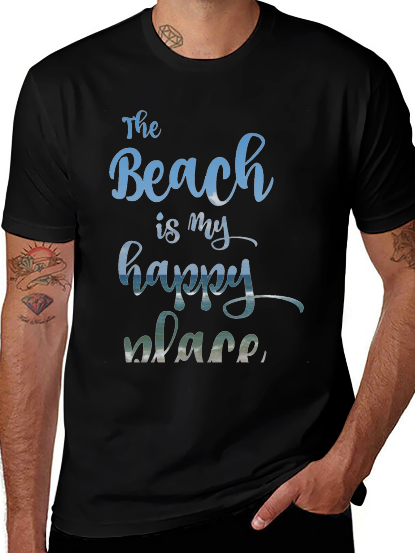 Beach is My Happy Place Graphic Tee