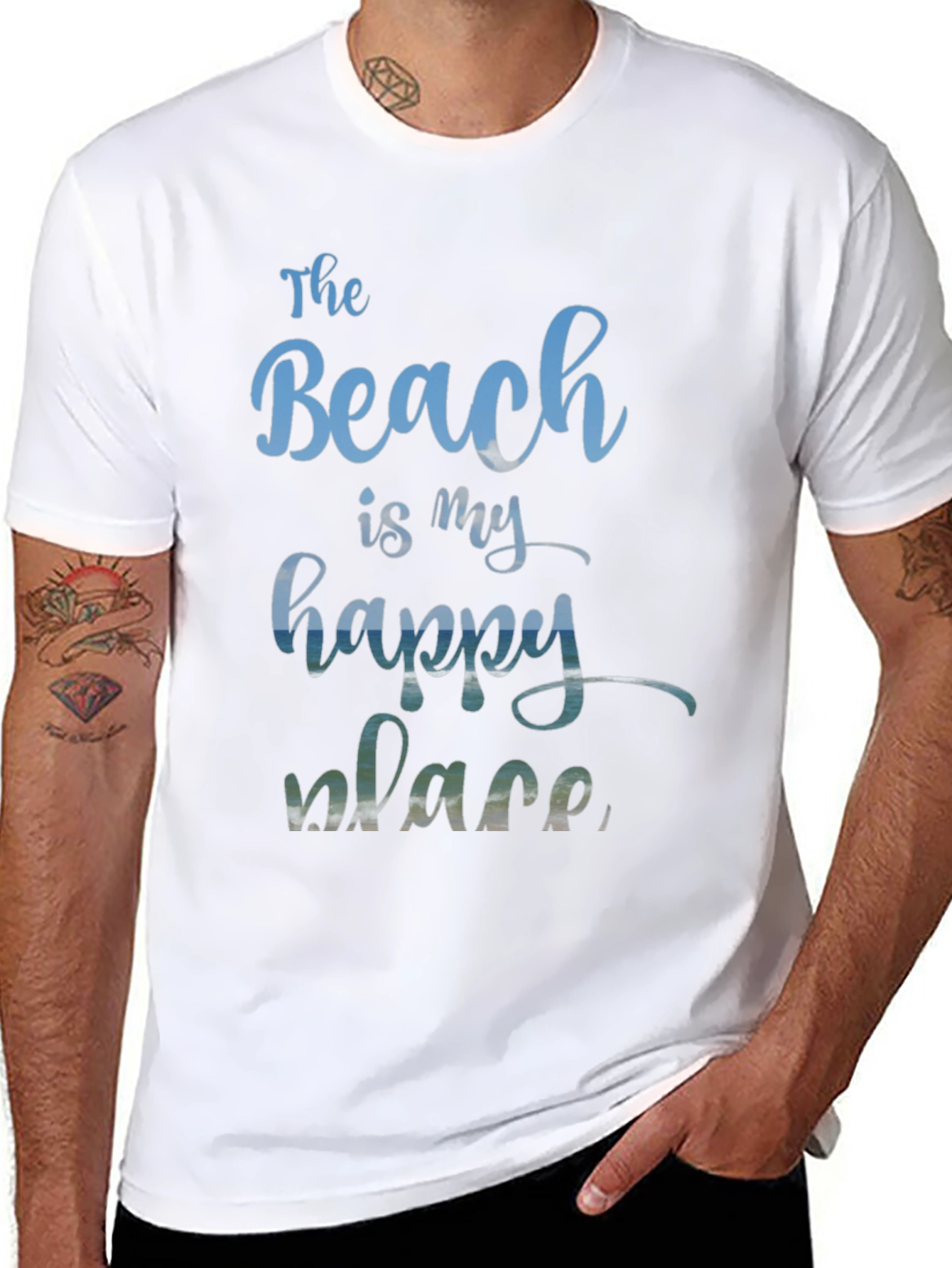Beach is My Happy Place Graphic Tee