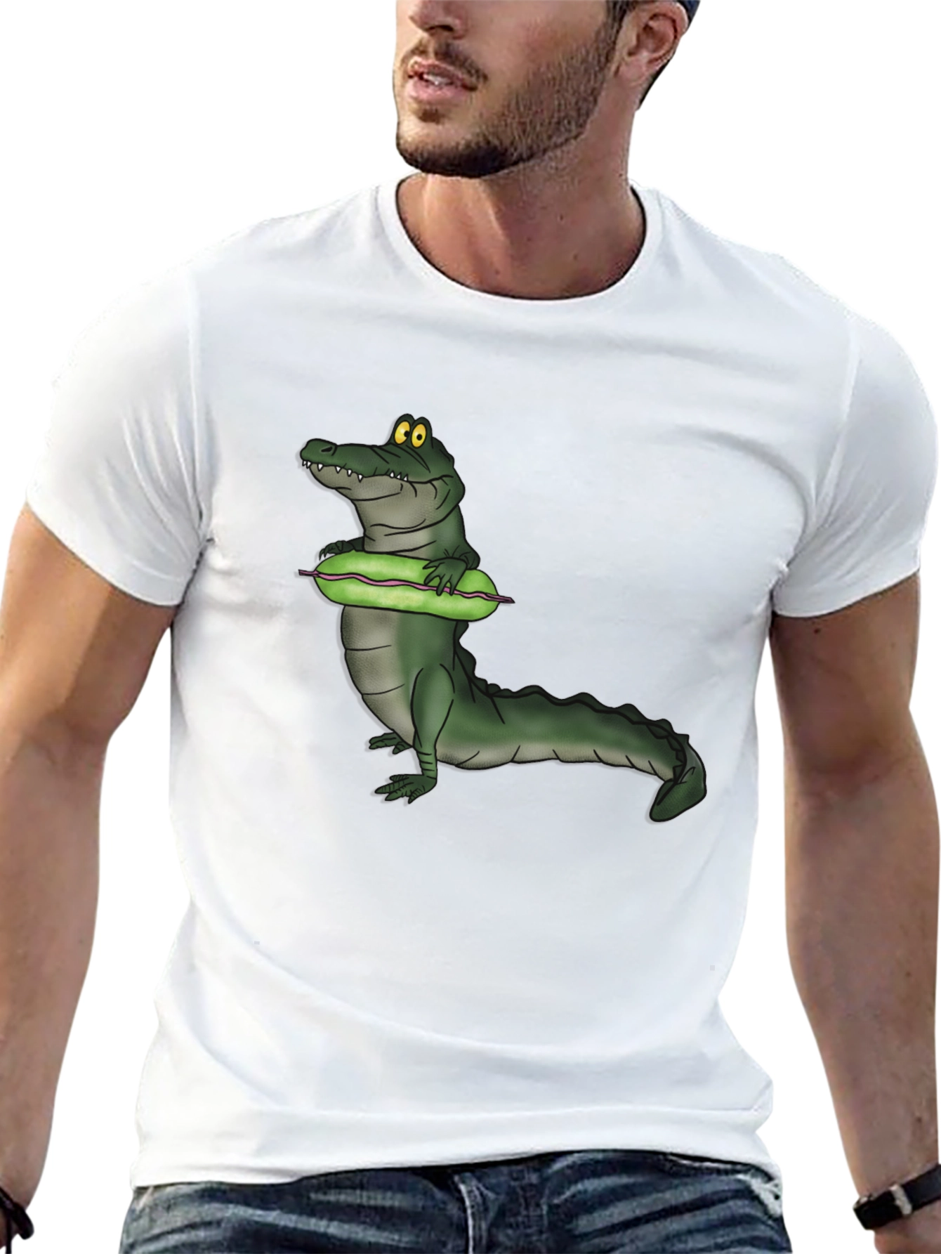 Crocodile Cucumber T-Shirt - Funny Graphic Tee