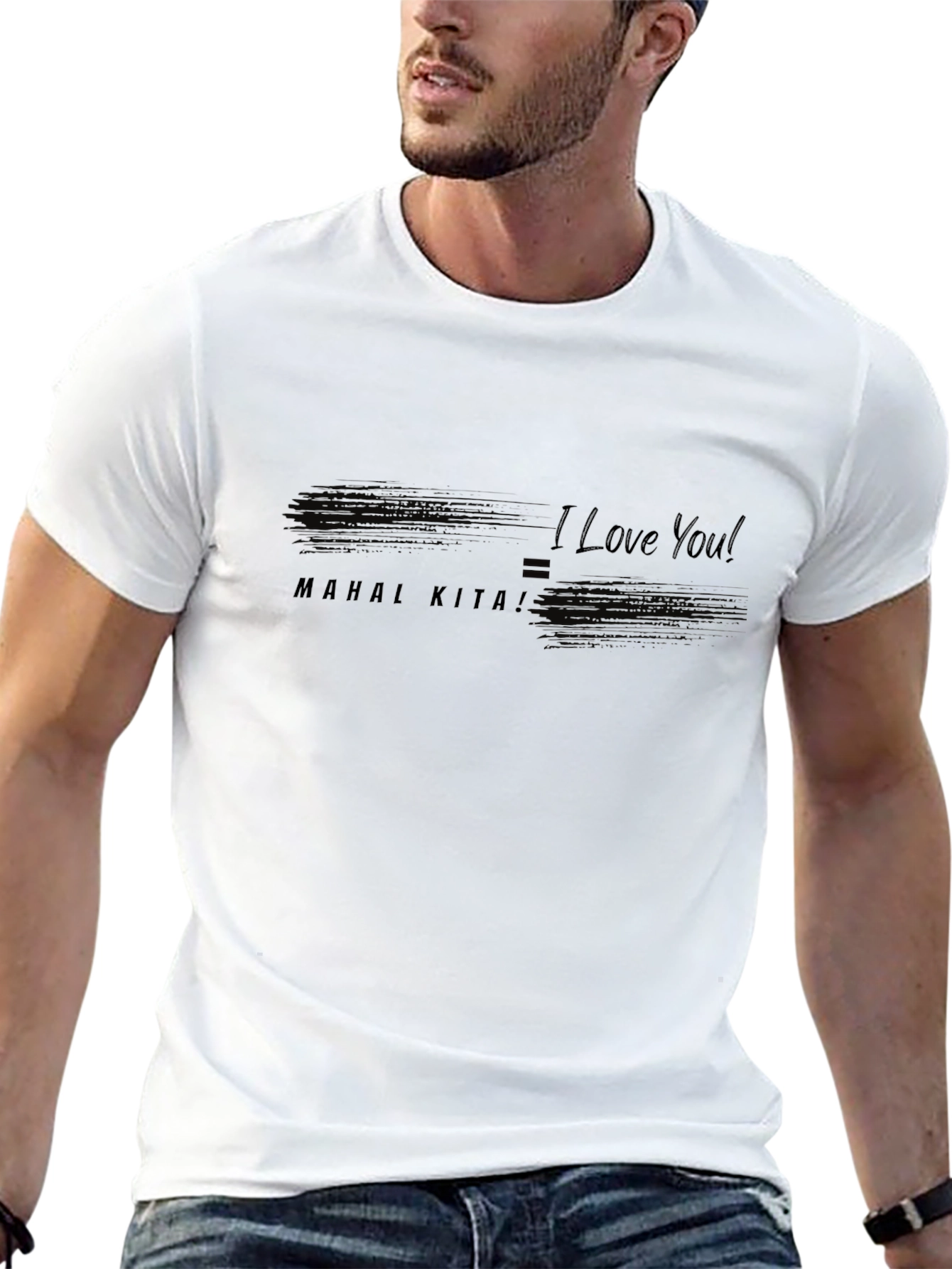 I Love You T-Shirt - Black Casual Wear