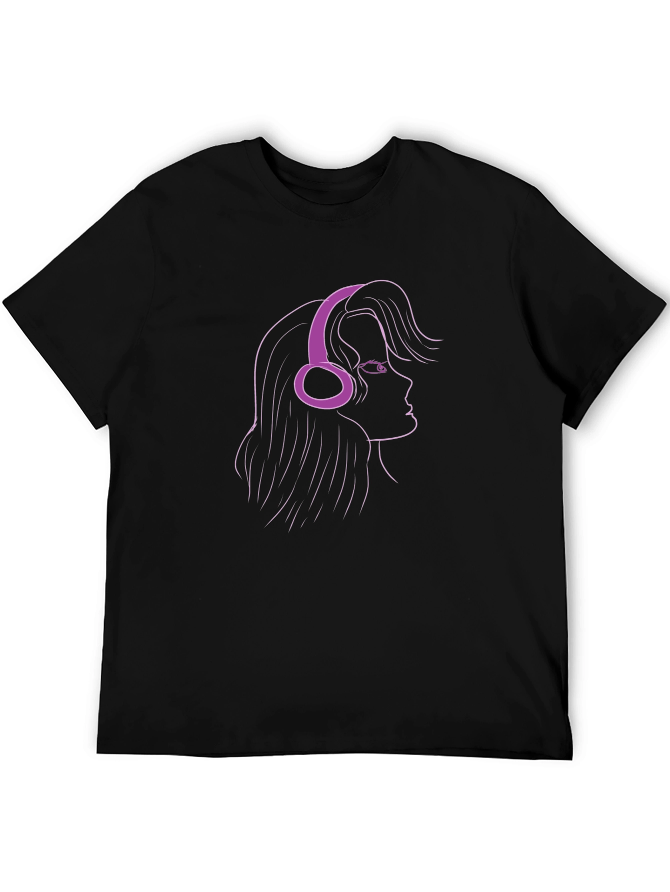 Cool Line Art Music Lover T-Shirt