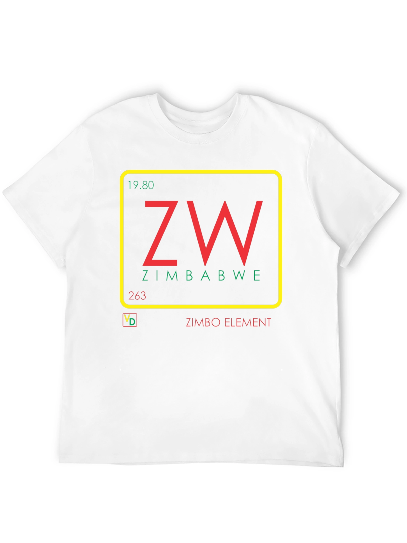 Zimbabwe Element T-Shirt - Unique Graphic Tee