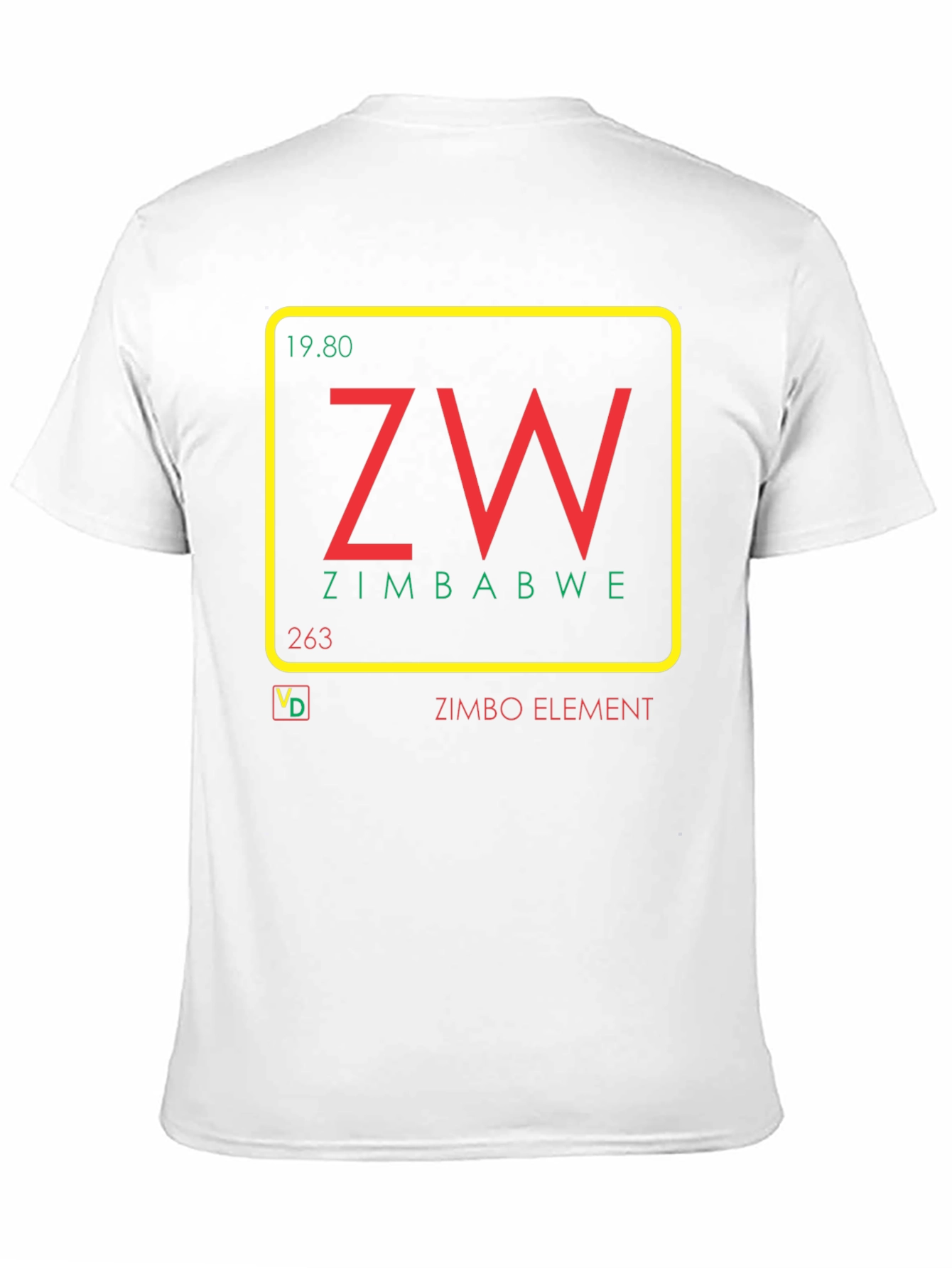 Zimbabwe Element T-Shirt - Unique Graphic Tee