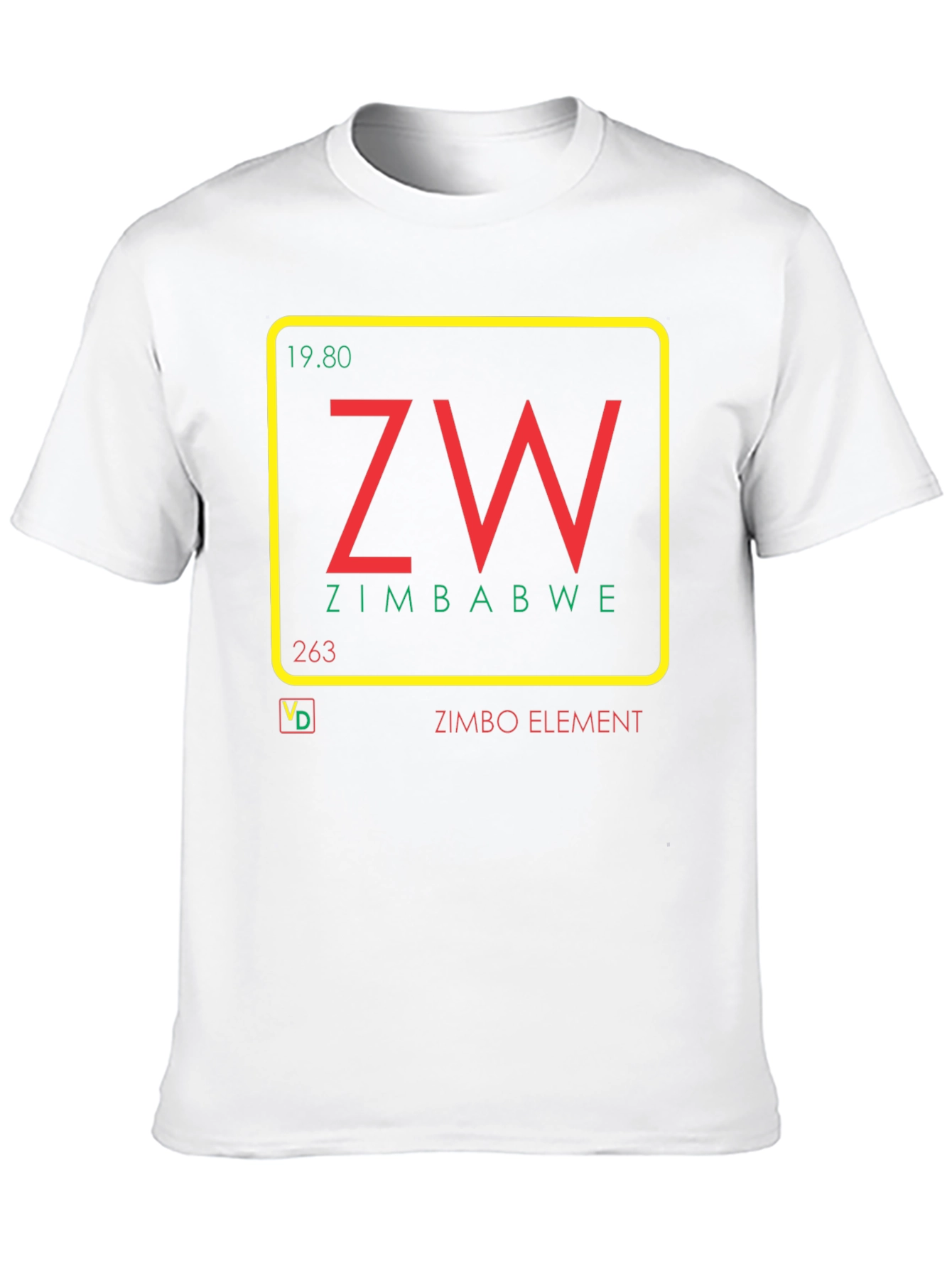 Zimbabwe Element T-Shirt - Unique Graphic Tee
