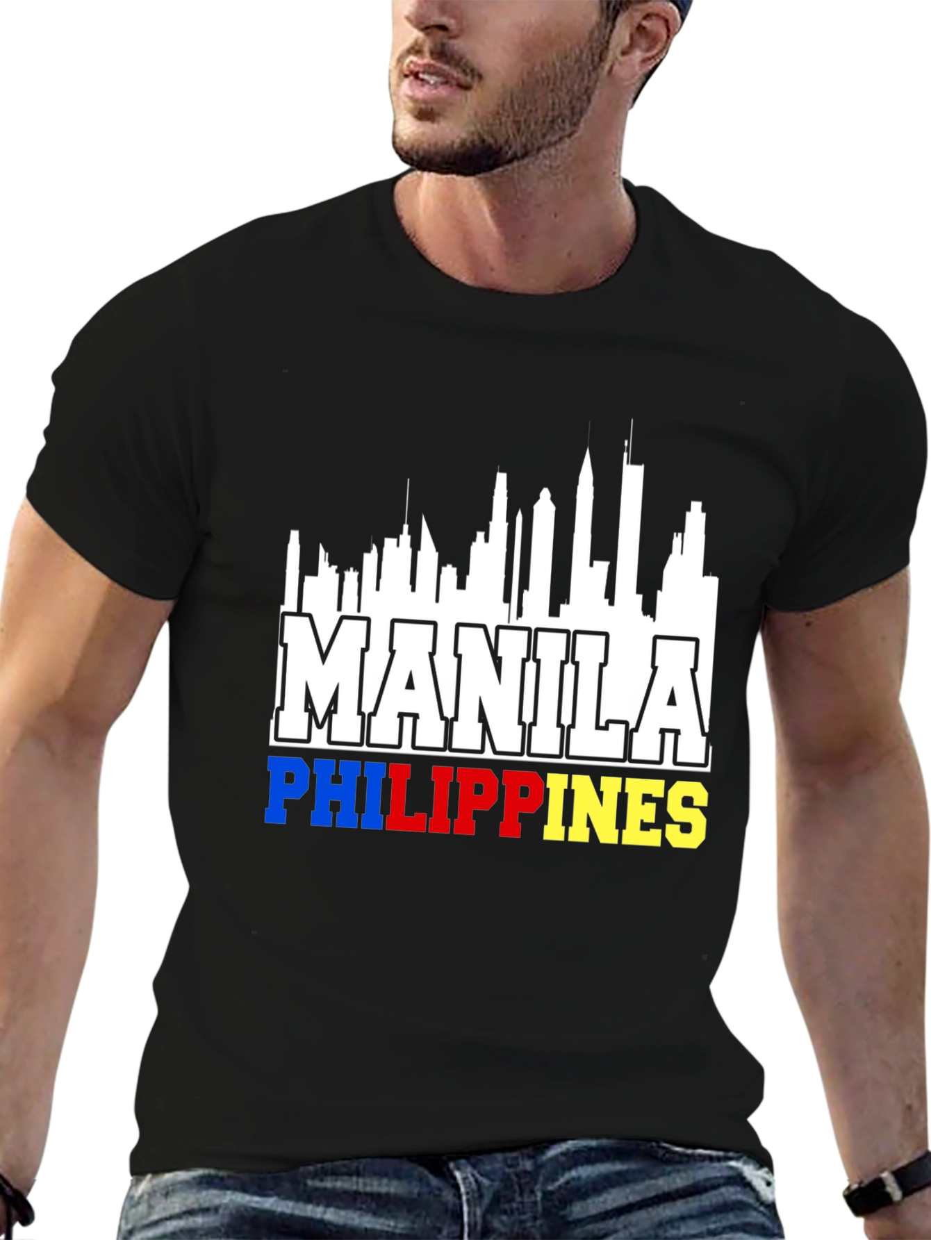 Manila Philippines Skyline T-Shirt