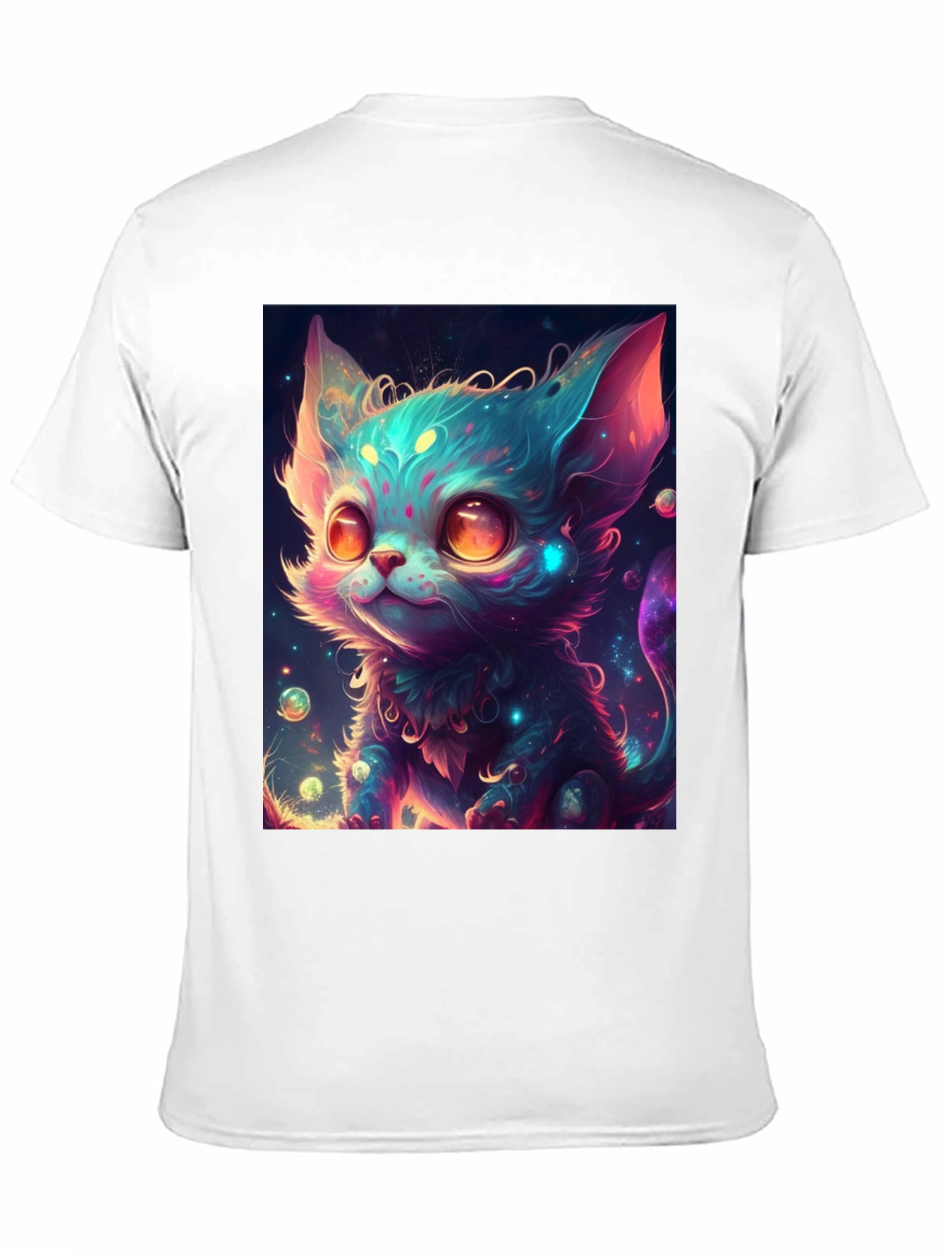 Cosmic Cat T-Shirt - Funky Graphic Tee