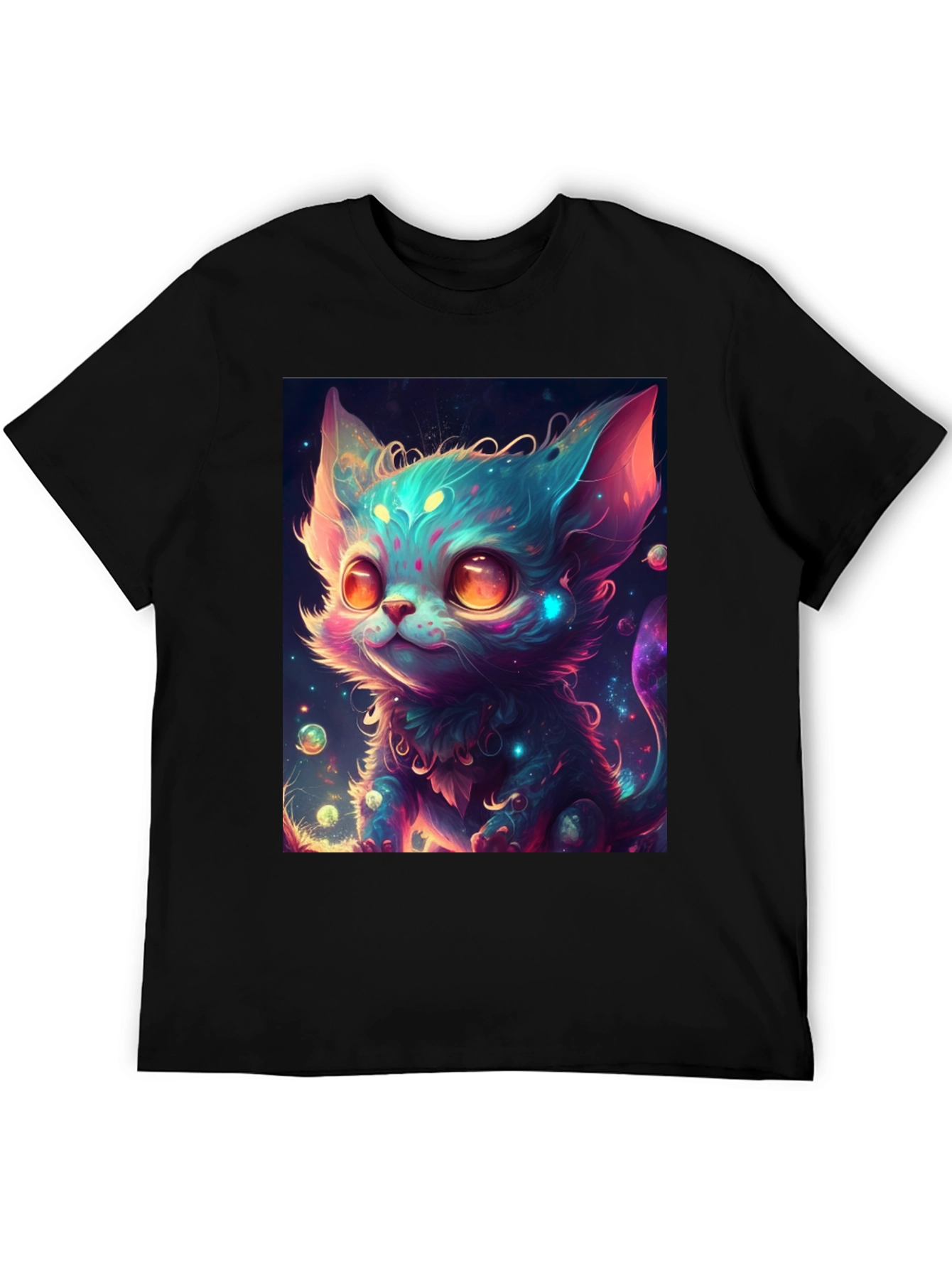 Cosmic Cat T-Shirt - Funky Graphic Tee