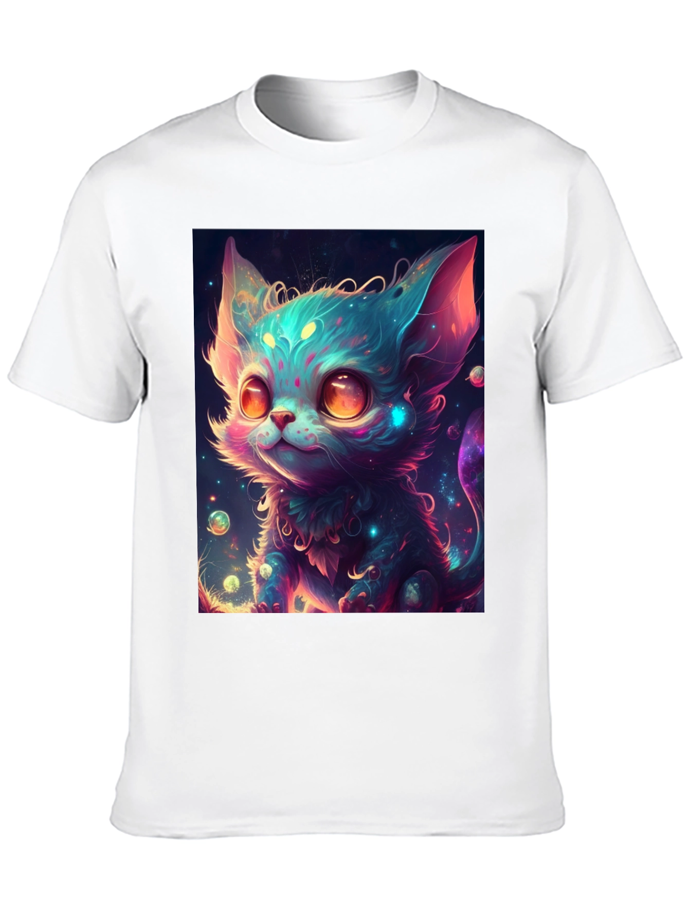 Cosmic Cat T-Shirt - Funky Graphic Tee