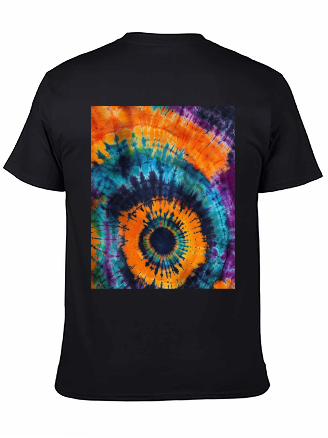 Tie-Dye Swirl Graphic Tee - Bold & Vibrant