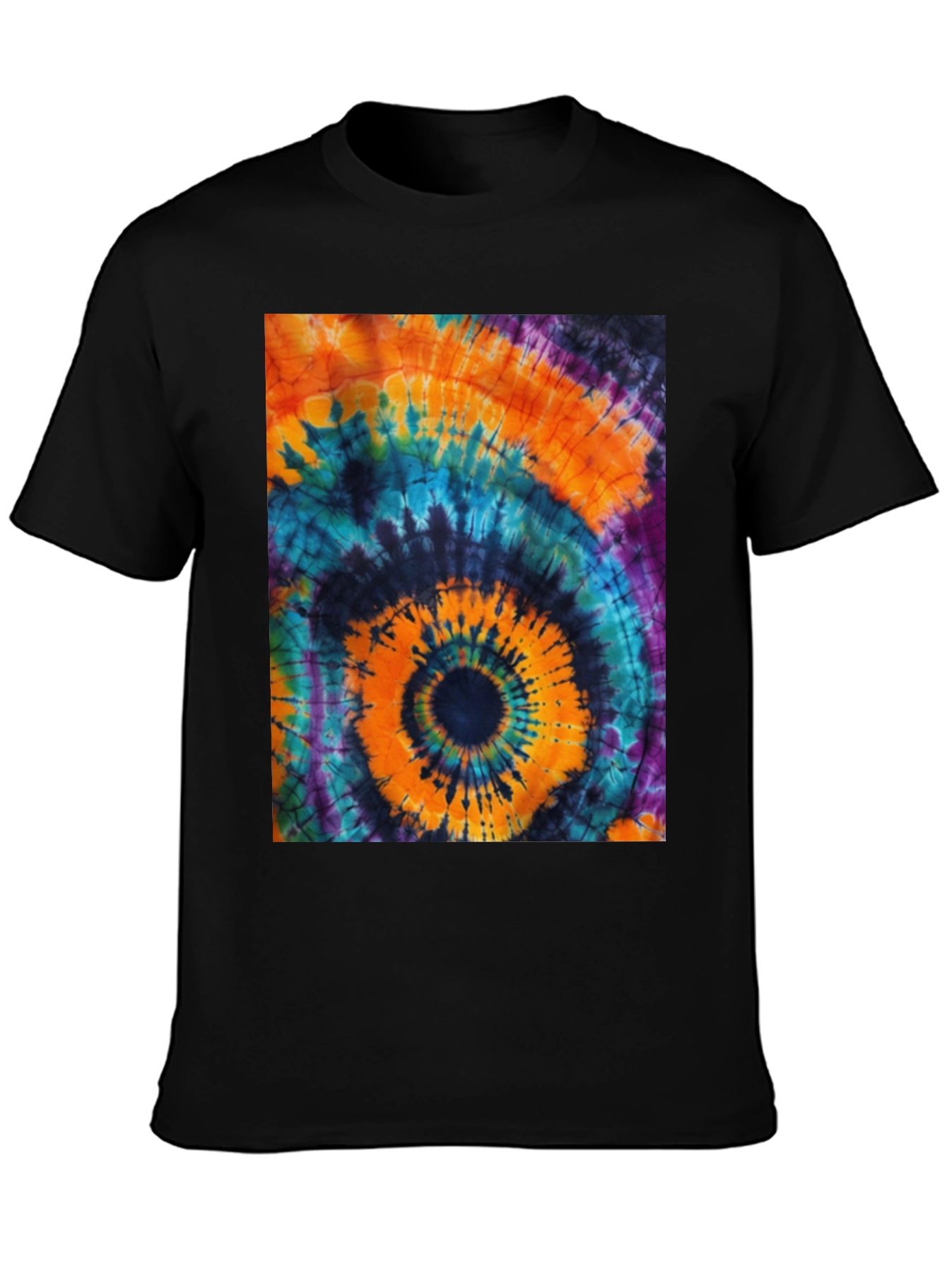 Tie-Dye Swirl Graphic Tee - Bold & Vibrant
