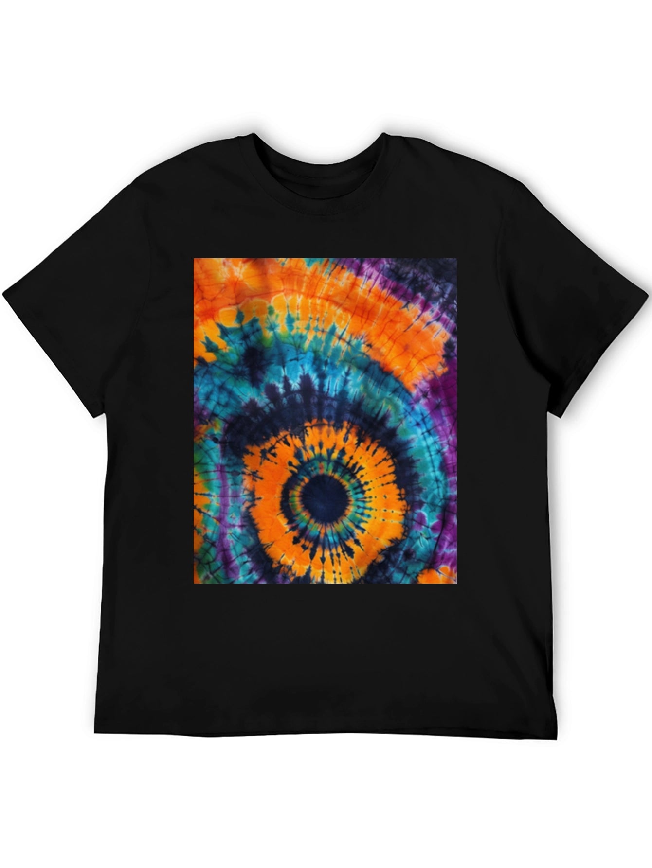 Tie-Dye Swirl Graphic Tee - Bold & Vibrant