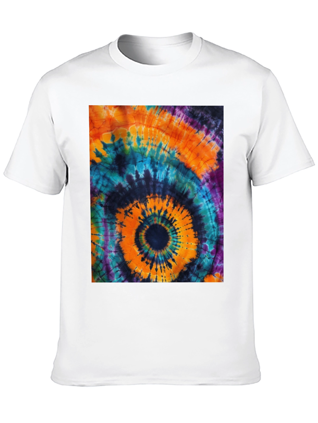 Tie-Dye Swirl Graphic Tee - Bold & Vibrant