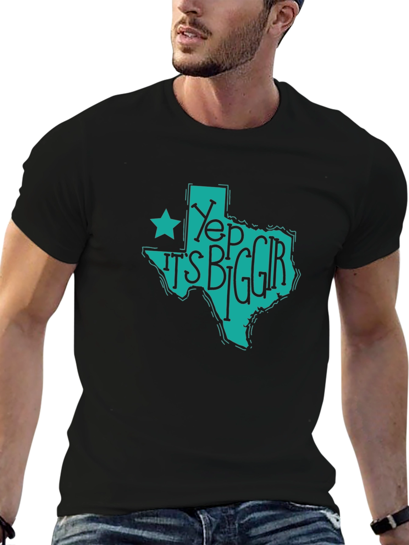 Yep Its Bigger T-Shirt - Texas Pride Tee
