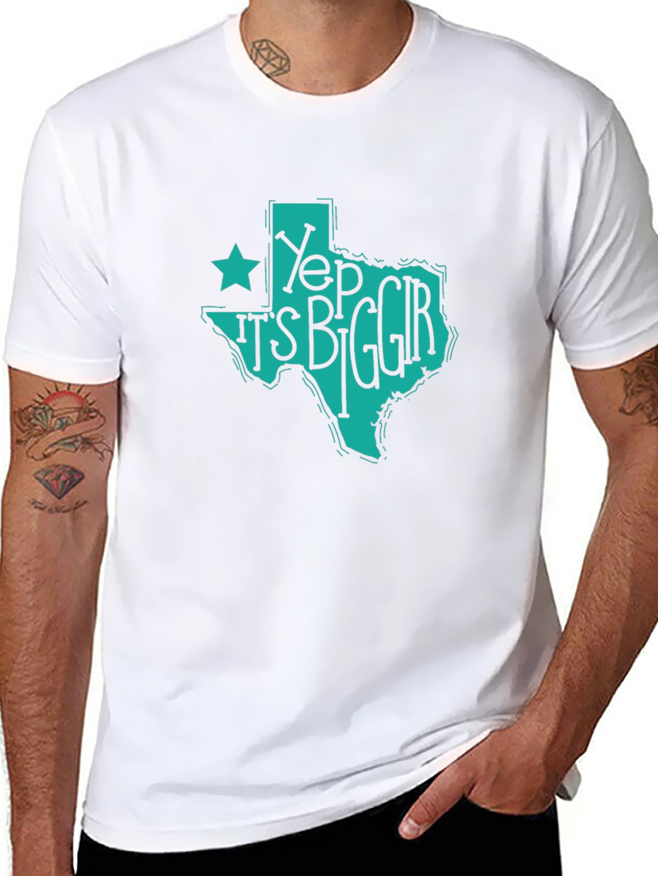 Yep Its Bigger T-Shirt - Texas Pride Tee