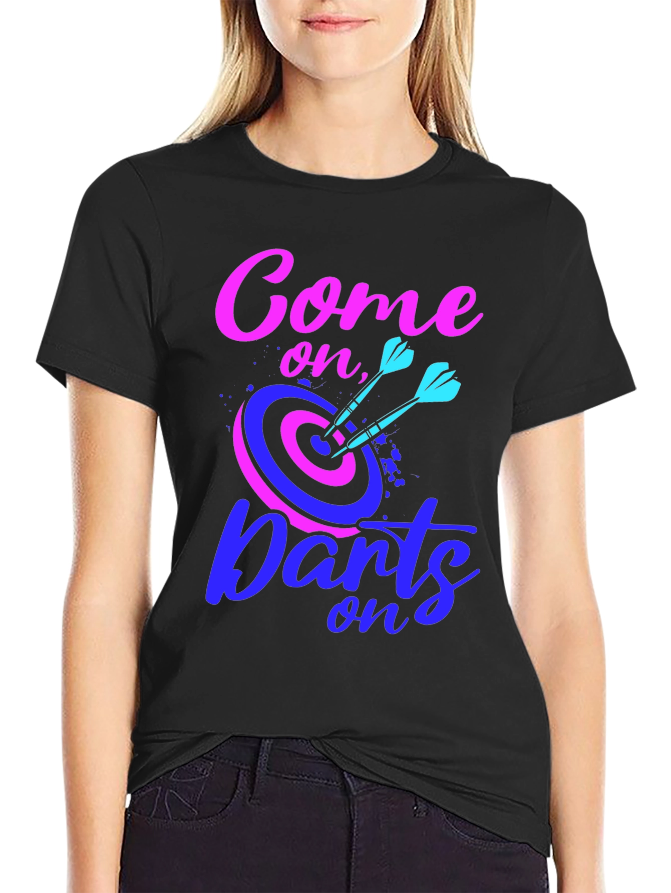 Come On Darts Graphic T-Shirt