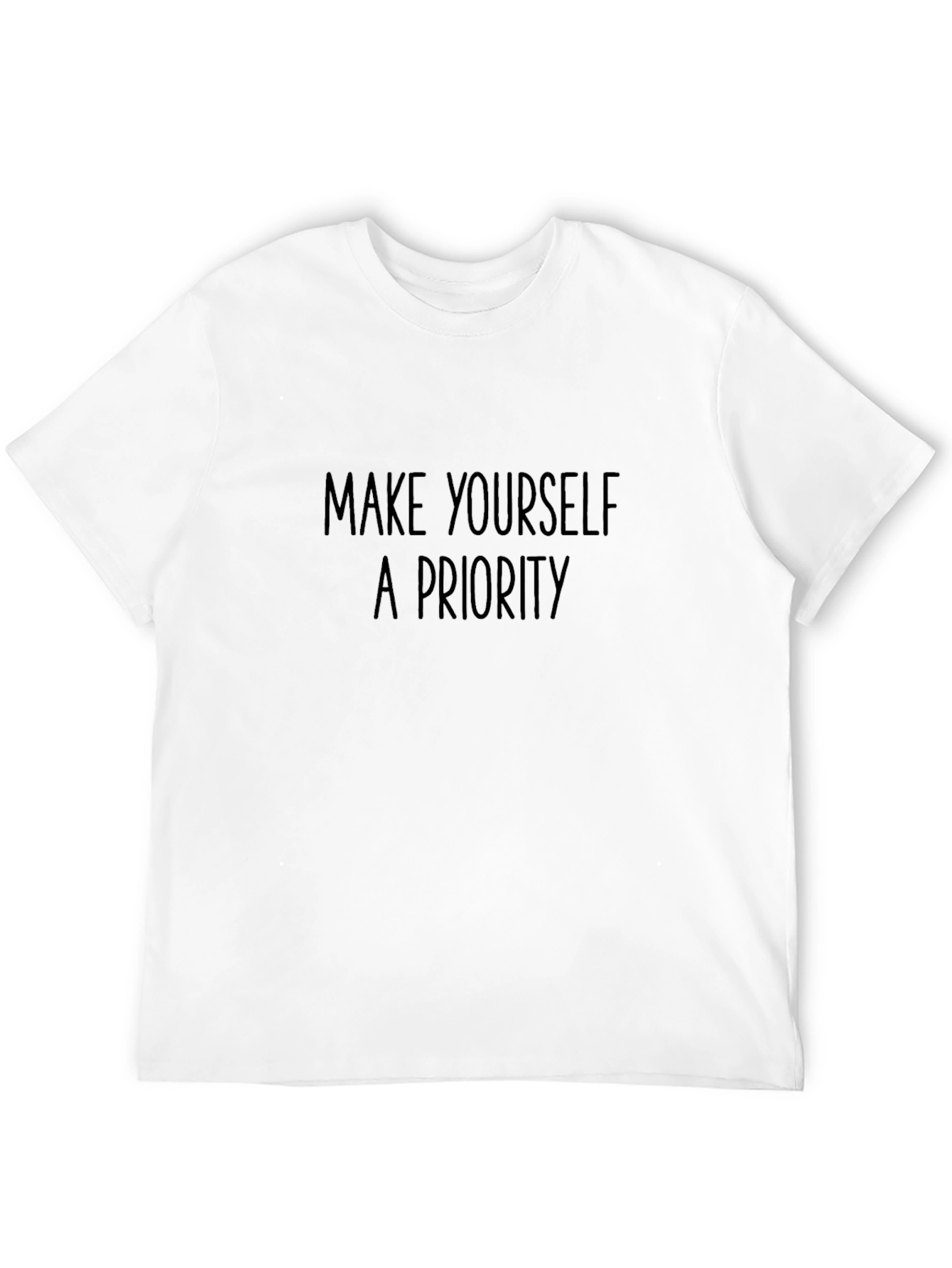 Make Yourself a Priority Black T-Shirt
