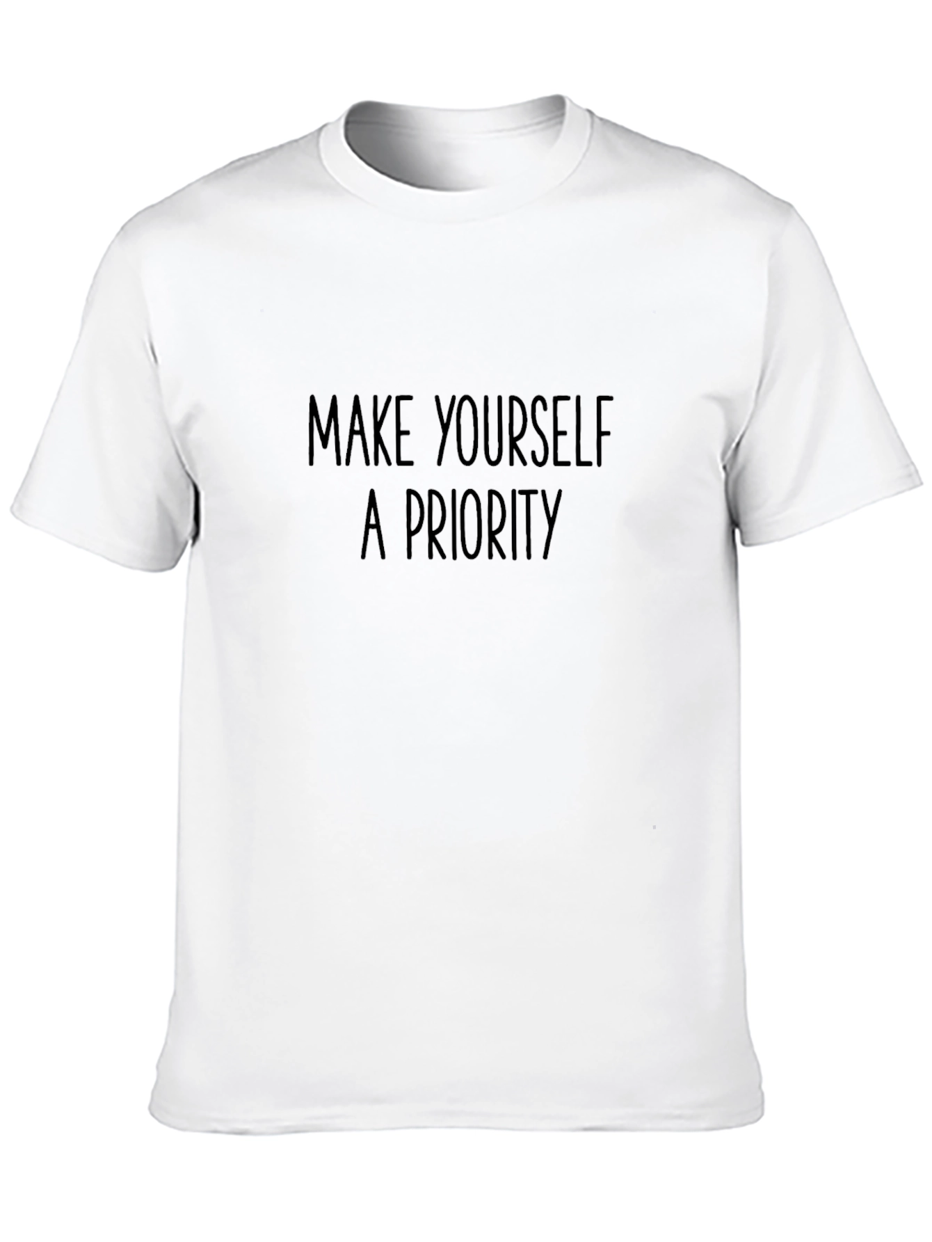 Make Yourself a Priority Black T-Shirt