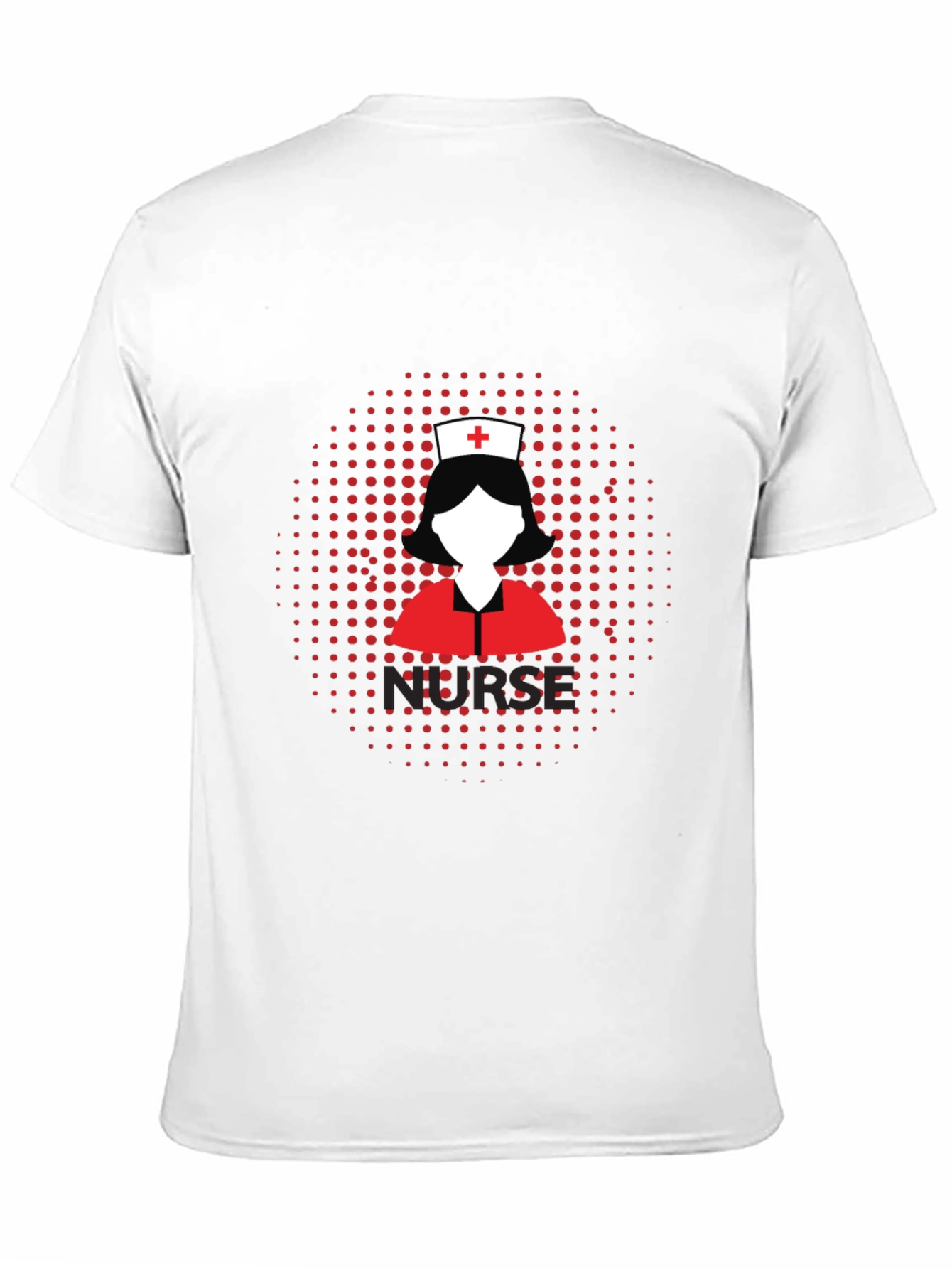 Nurse Graphic Tee - Black Cotton T-Shirt
