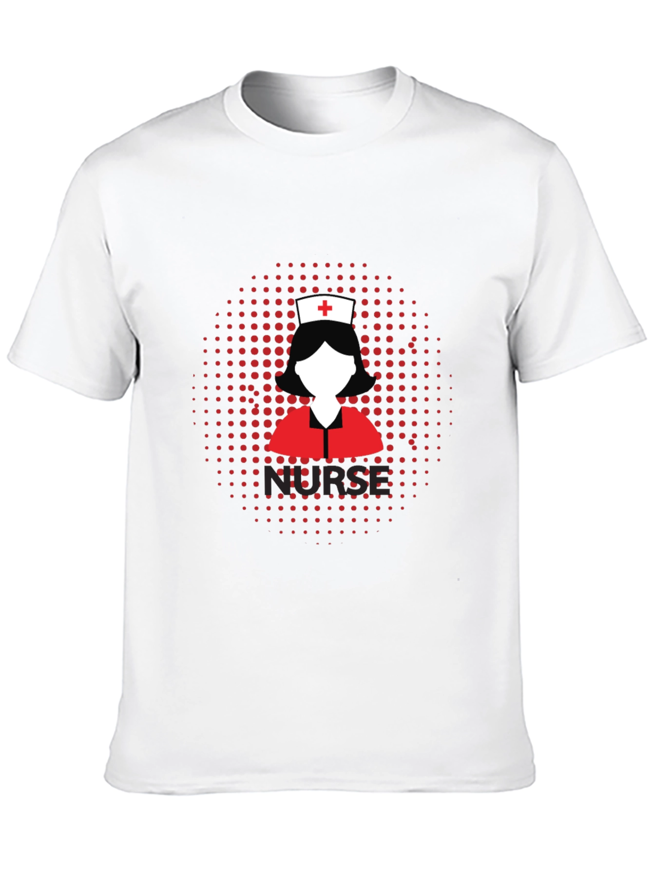 Nurse Graphic Tee - Black Cotton T-Shirt