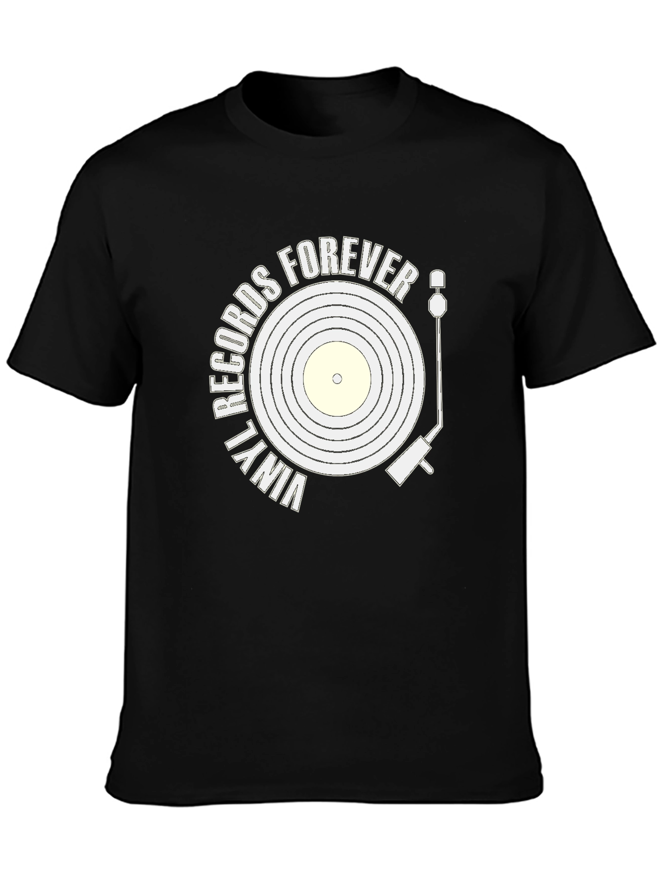 Vinyl Records Forever Graphic T-Shirt