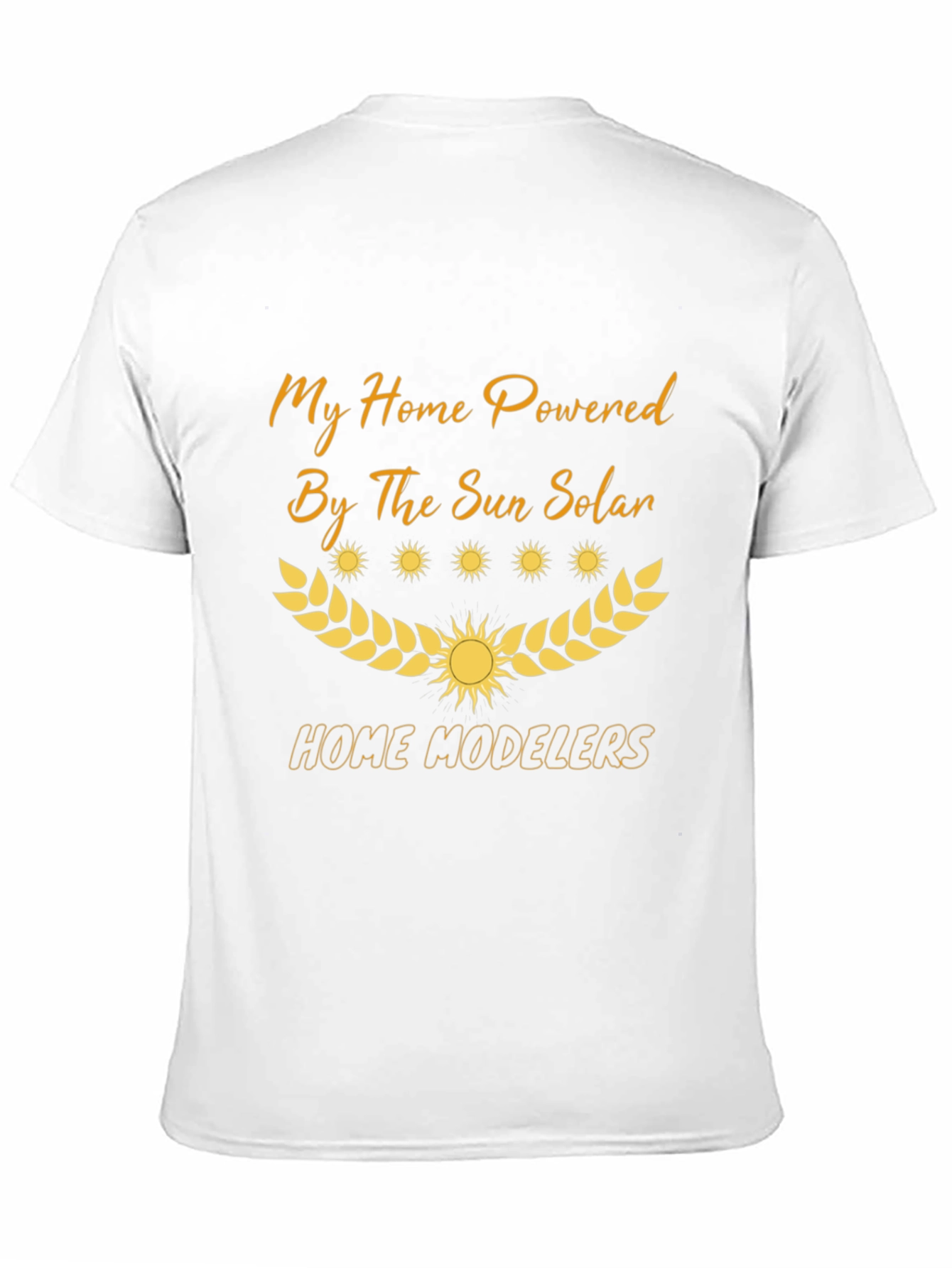 Eco-Friendly Solar Powered Home Modelers T-Shirt
