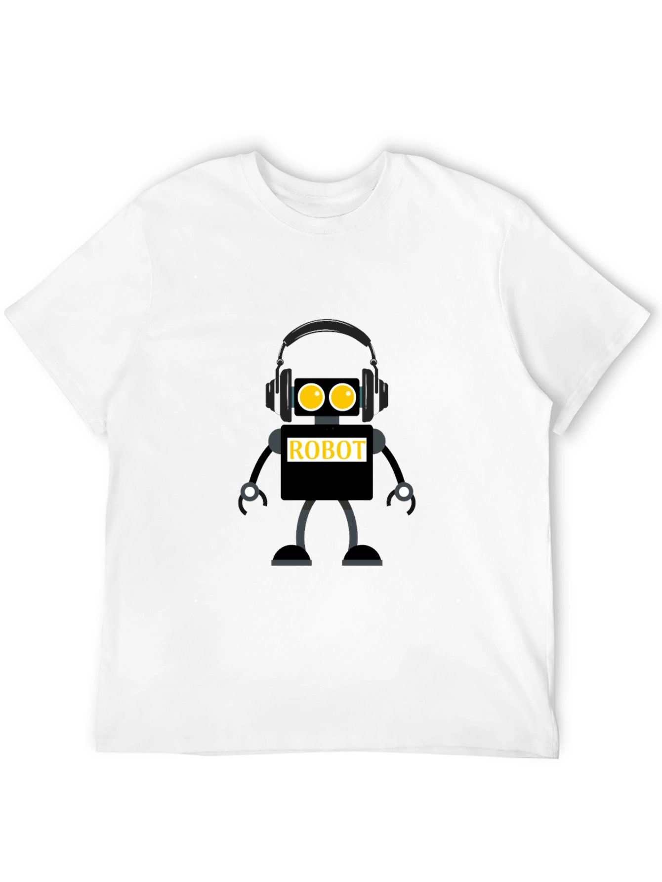 Robot Graphic T-Shirt - Cool Techie Design