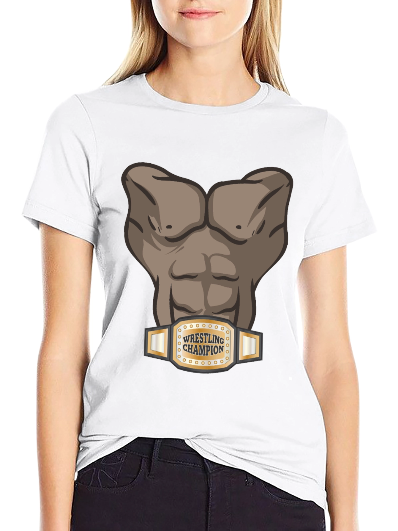 Wrestling Champion Graphic T-Shirt