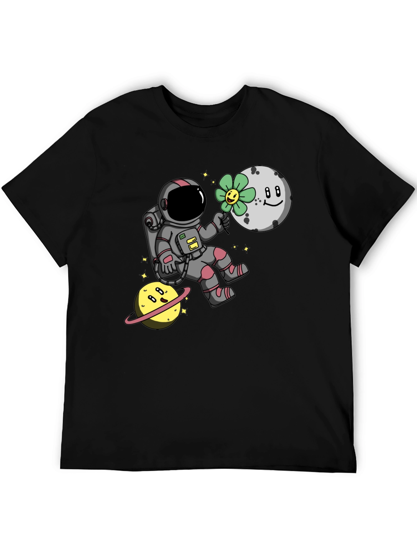 Astronaut in Space Graphic T-Shirt