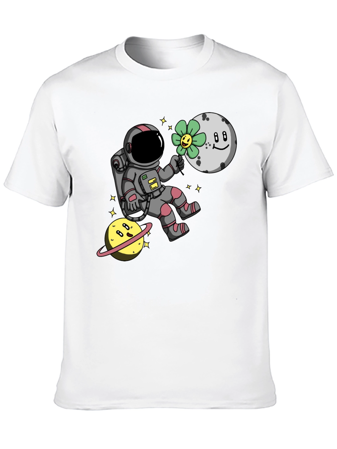 Astronaut in Space Graphic T-Shirt