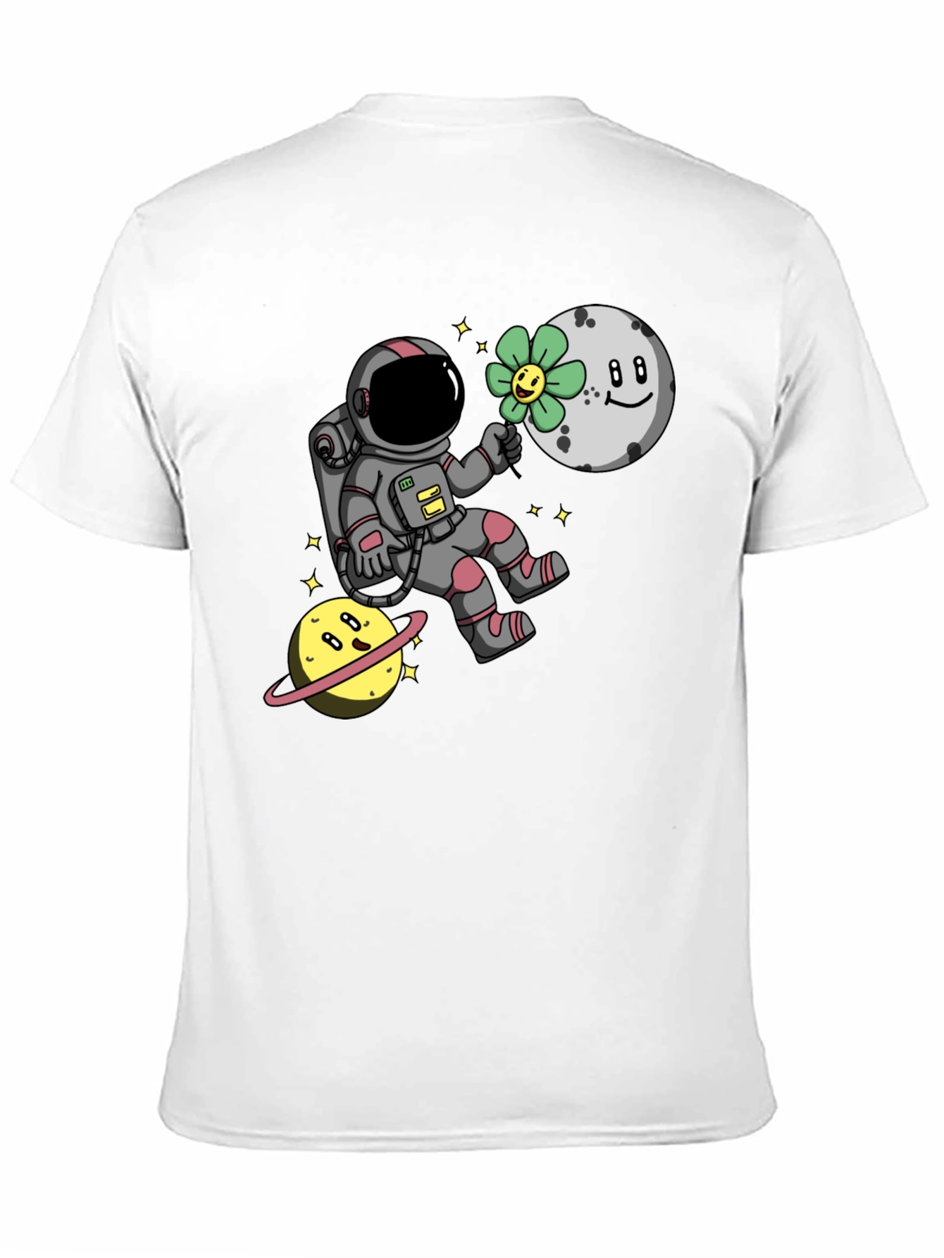 Astronaut in Space Graphic T-Shirt