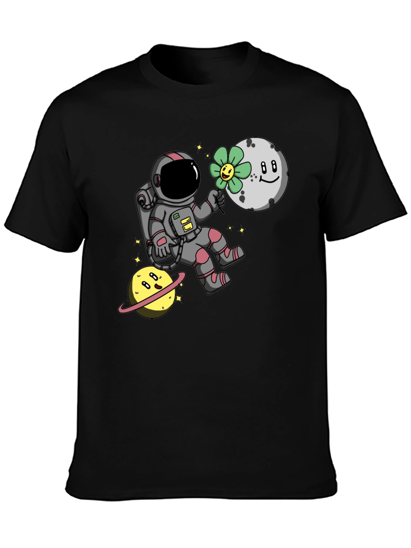 Astronaut in Space Graphic T-Shirt