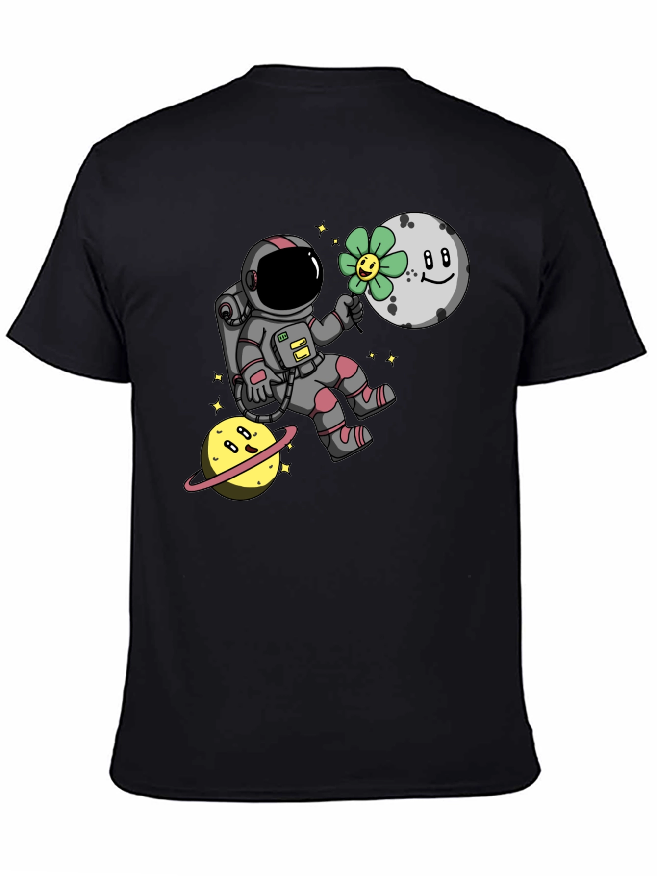 Astronaut in Space Graphic T-Shirt