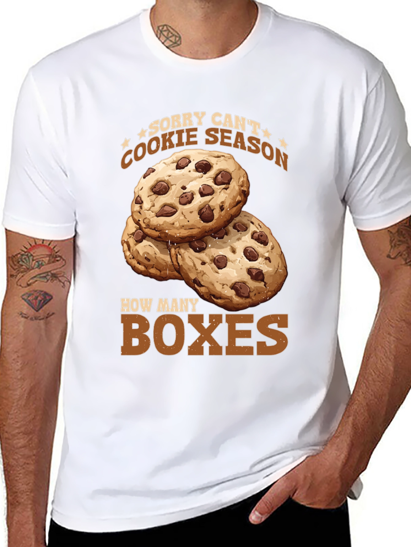 Funny Cookie Season T-Shirt - How Many Boxes?