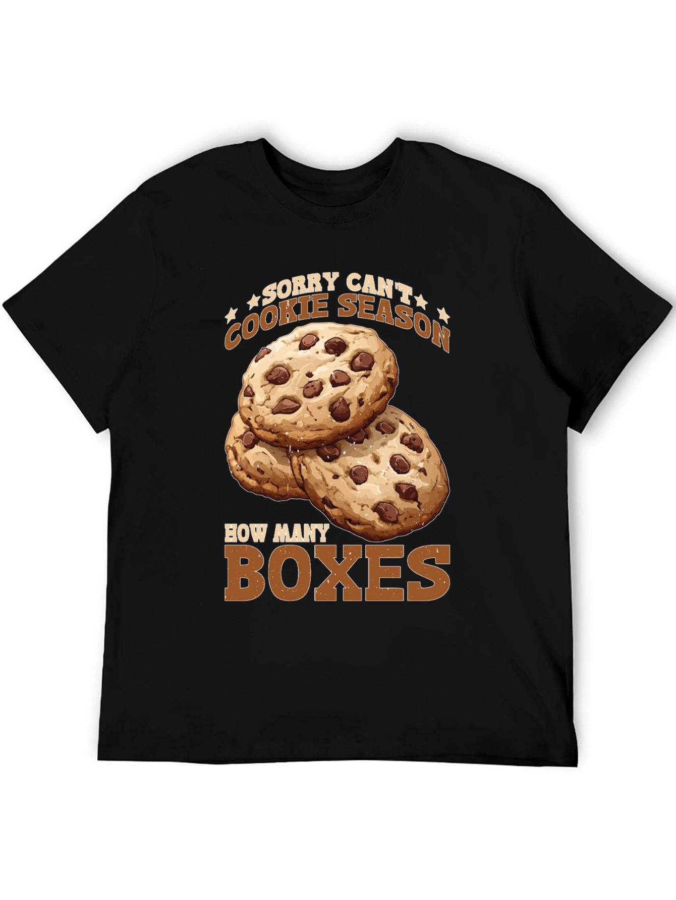 Funny Cookie Season T-Shirt - How Many Boxes?