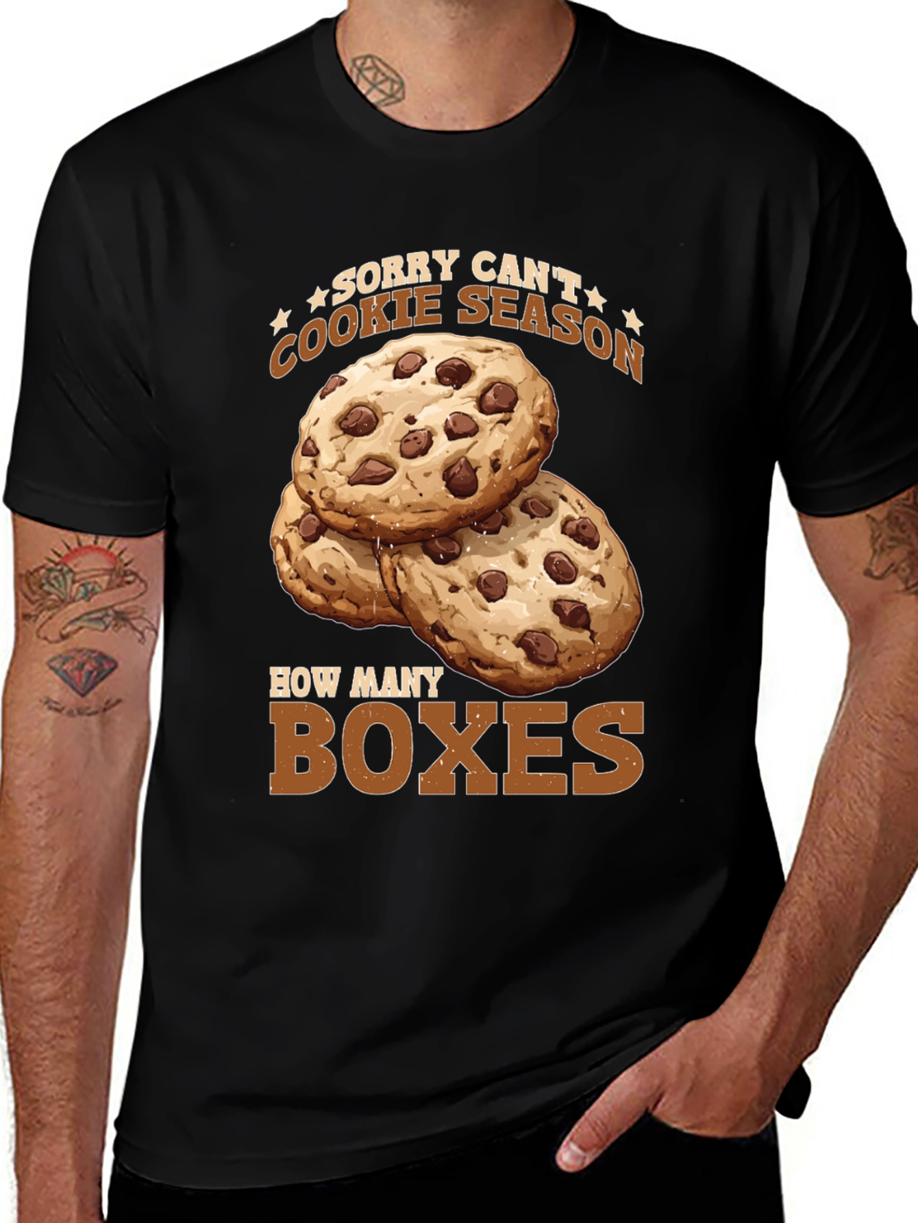 Funny Cookie Season T-Shirt - How Many Boxes?