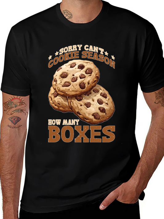 Funny Cookie Season T-Shirt - How Many Boxes?