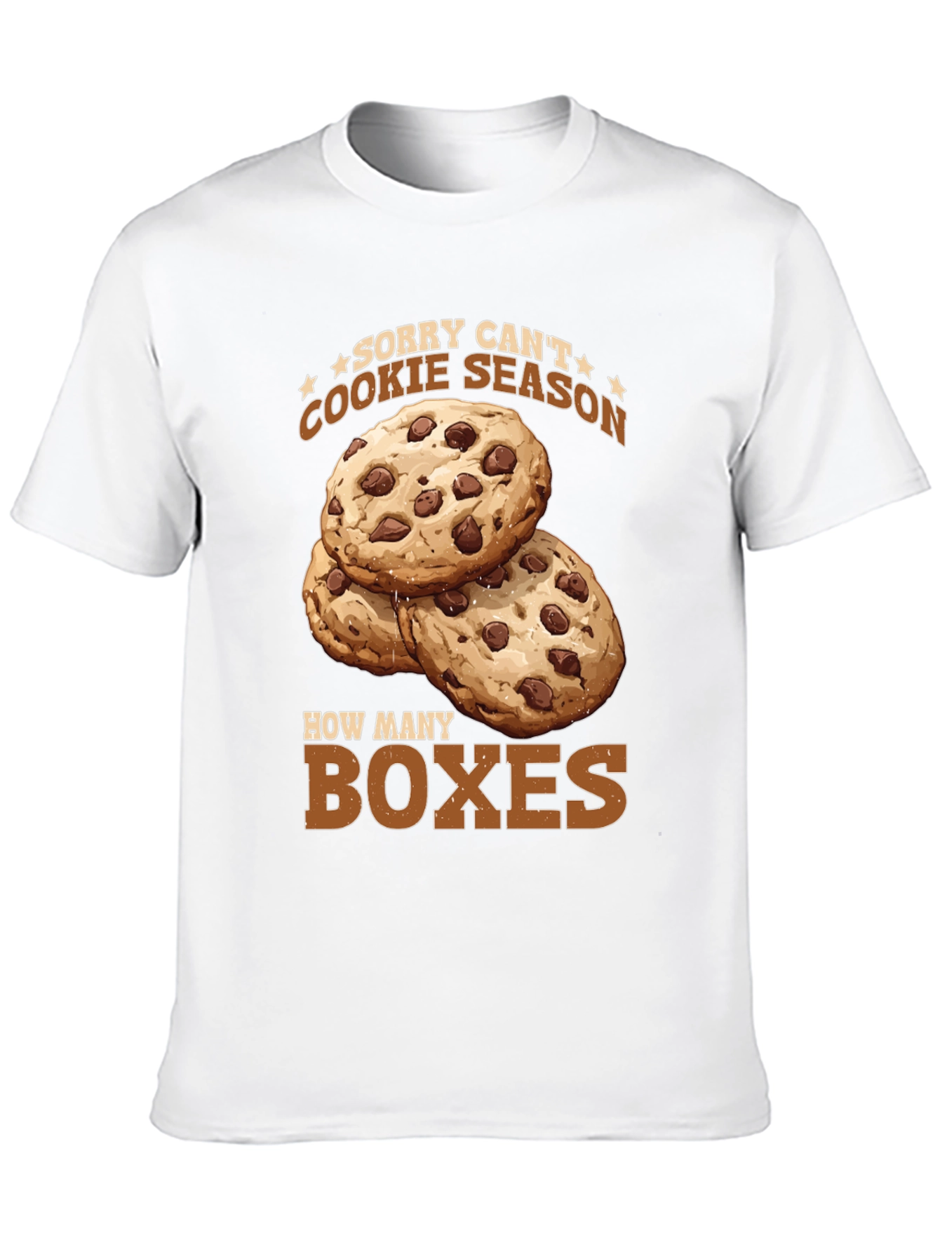 Funny Cookie Season T-Shirt - How Many Boxes?
